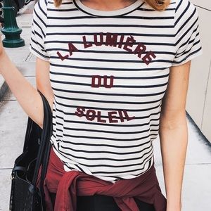 Modcloth ‘La Lumiere du Soleil’ Striped Tee